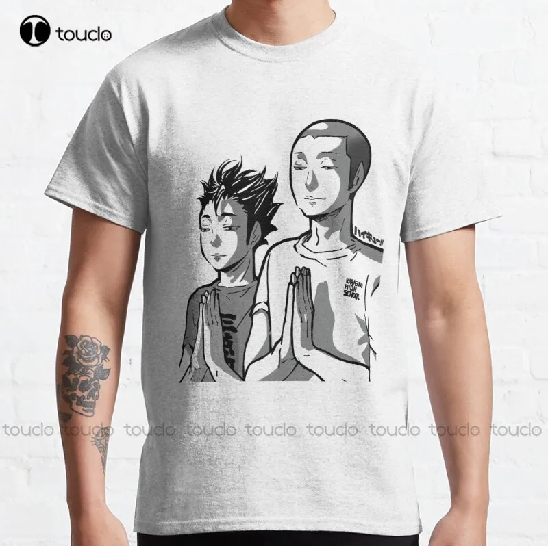 

New Haikyu!! - Tananoya Praying Shirt Classic T-Shirt Men'S Big & Tall T-Shirts Unisex Tee Shirt