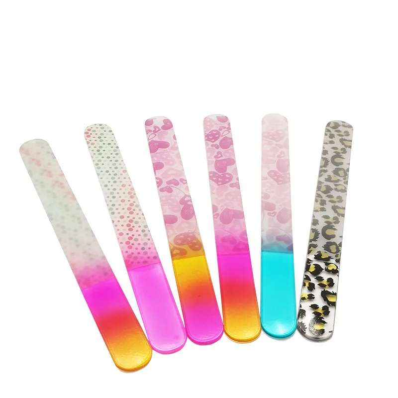 Прочная пилочка для ногтей из хрустального стекла 1 шт./лот 7 дюймов в длину