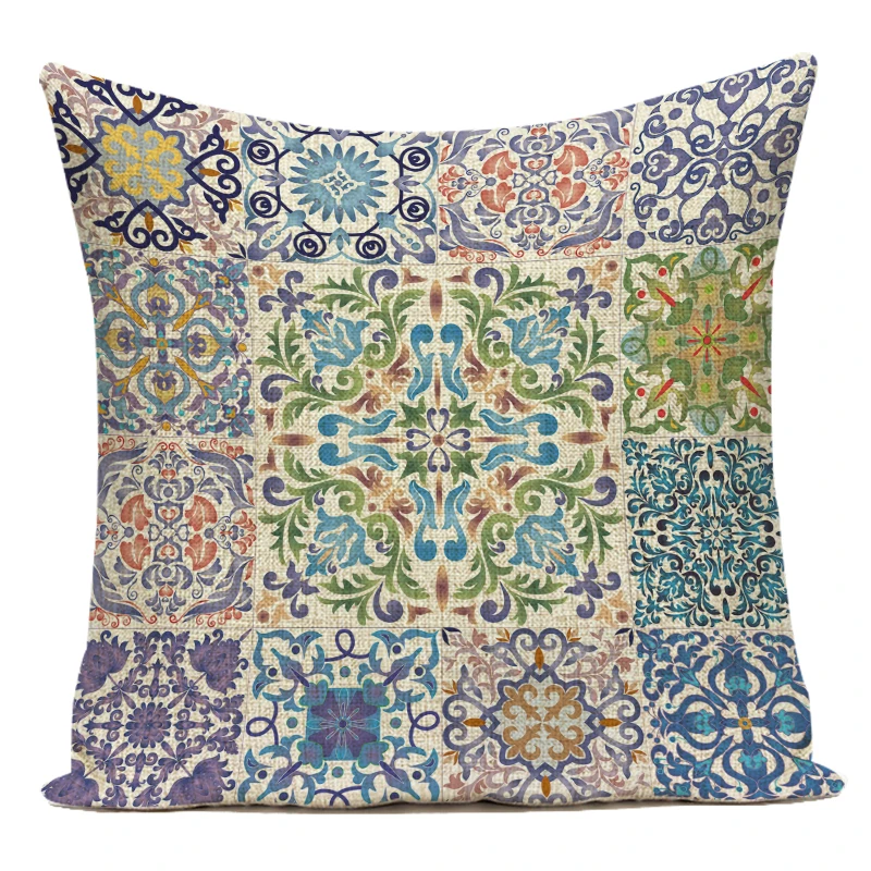 Декоративные подушки Чехол в стиле Бохо Винтаж геометрический чехол для из