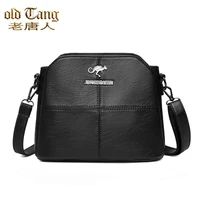old tang fashion hand bags for women 2020 high quality pu leather totes bag crossbody bag shoulder bag lady simple style handbag
