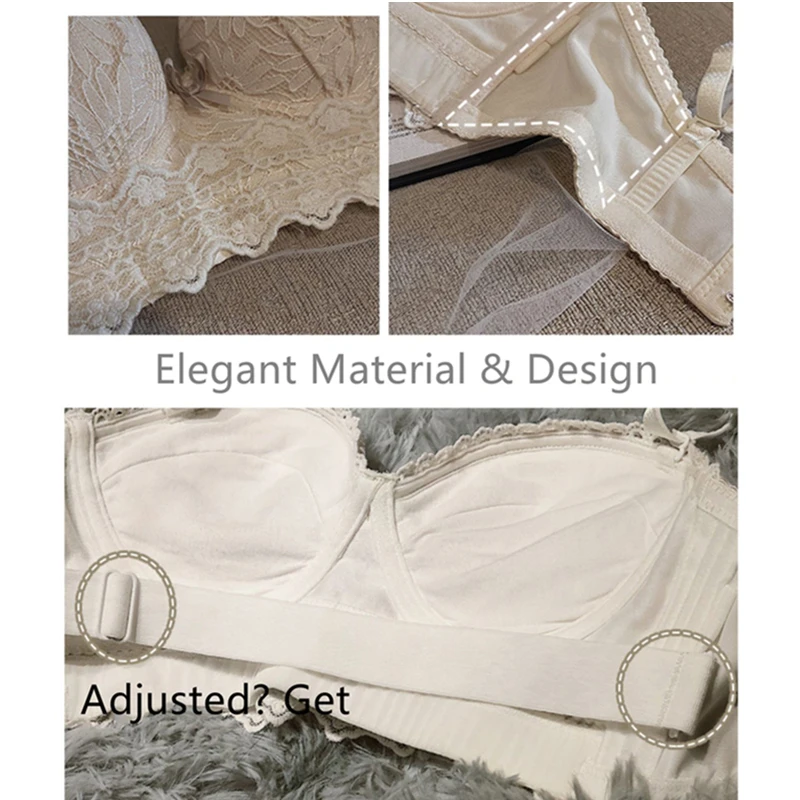 

Tube Top Wire Free Push Up Bra Set Patent Design Brassieres Underwear Sets Women Lingerie Femme Intimates Underwear & Sleepwears