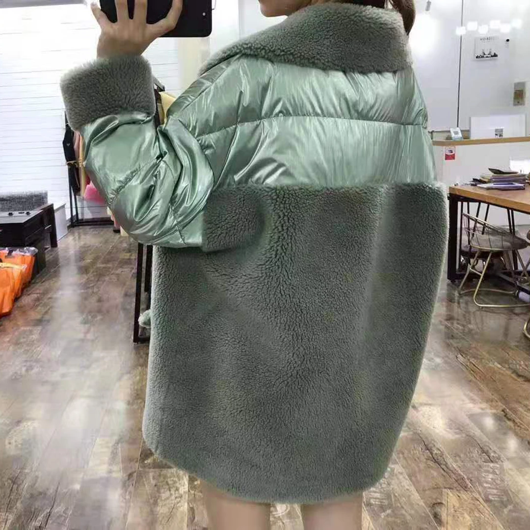 Abrigos mujer invierno, зимнее пальто для женщин, 90% белый пуховик из утиного пуха, пэтчворк, искусственный мех, настоящая цена, парка, плюс размер, одежда