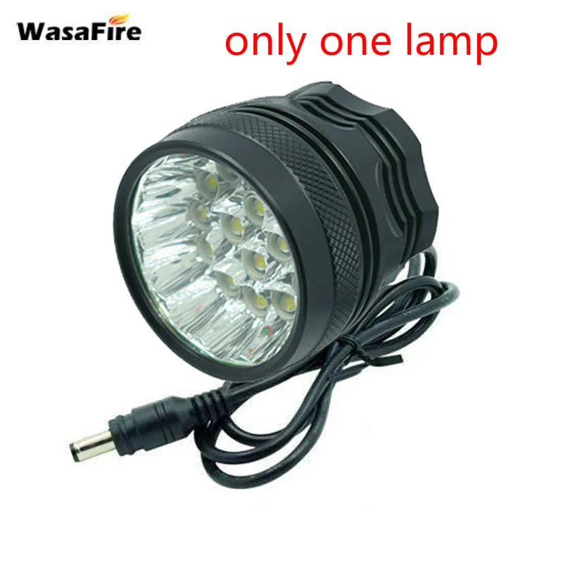 Black only lamp 40000lm 16* T6 светодиодный велосипедный светильник велосипедная передняя лампа безопасности светодиодный Бег головной светильник+ безопасности ночной езды, возможность зарядки при помощи разъема USB, задний светильник s - Цвет: Black only lamp