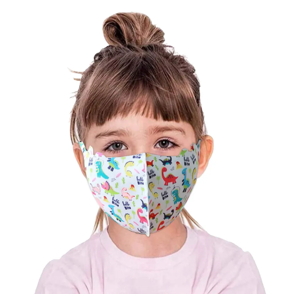 3Pcs 3D Cotton Mouth Kids Mask Anti Haze Dust Washable Reusable Child Dustproof Mouth-muffle Summer Face Masks | Красота и здоровье