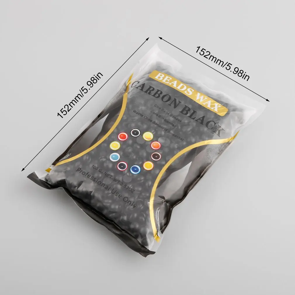 

100g Hard Wax Beans Pellet Hair Removal Waxing Hot Bikini Depilatory No Strip Depilatory Pellet Hot Film Waxing Pellet