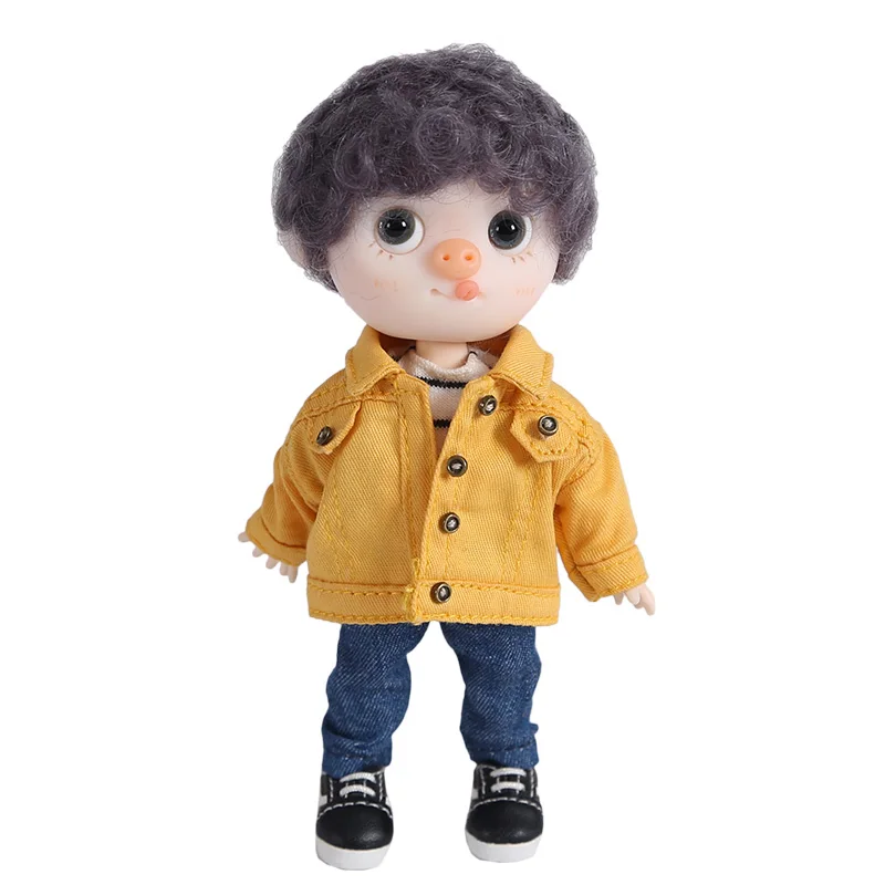Ob11 детские джинсы для obitsu 11 Детские аксессуары одежда милые штаны кукольная