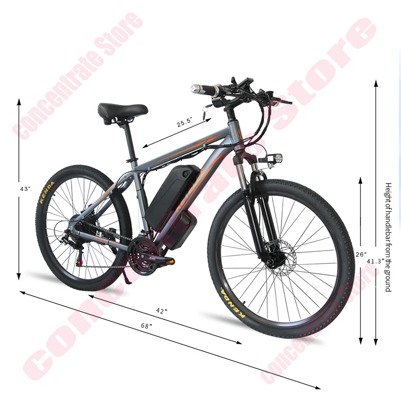 Chinese Wholesale Electric Bicycle 48v 1000w 26 Inch 18ah Cheap Price Ebike Mountain Bike e Mtb | Спорт и развлечения