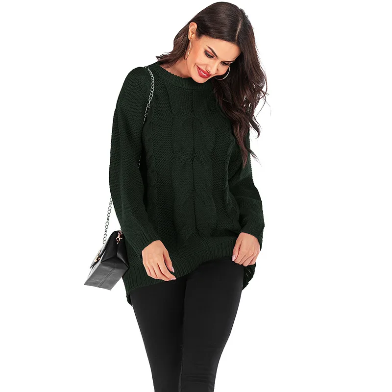 Осенне-зимний женский свитер 2019 Европейская и американская мода свободные