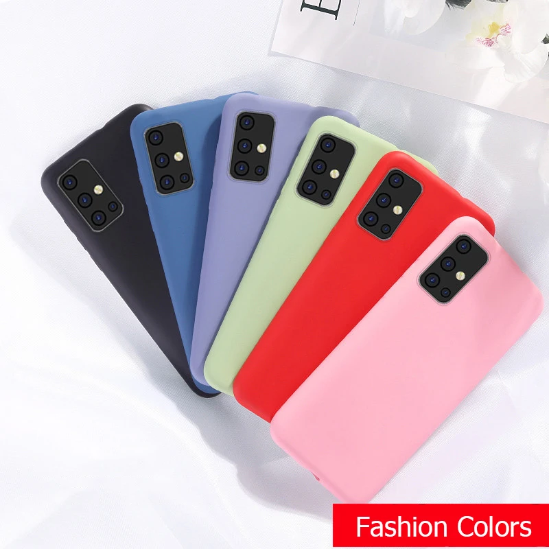For Samsung Galaxy S20 Plus Ultra Case Liquid Silicone Solid color Soft silicone Cover Coques |