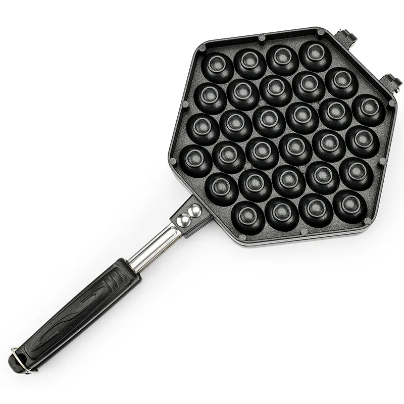 

DIY Muffins Plate QQ Egg Bubble Cake Baking Pan Mold Eggettes Iron Aluminum Waffle Maker Mould Non-stick Coating CY50909