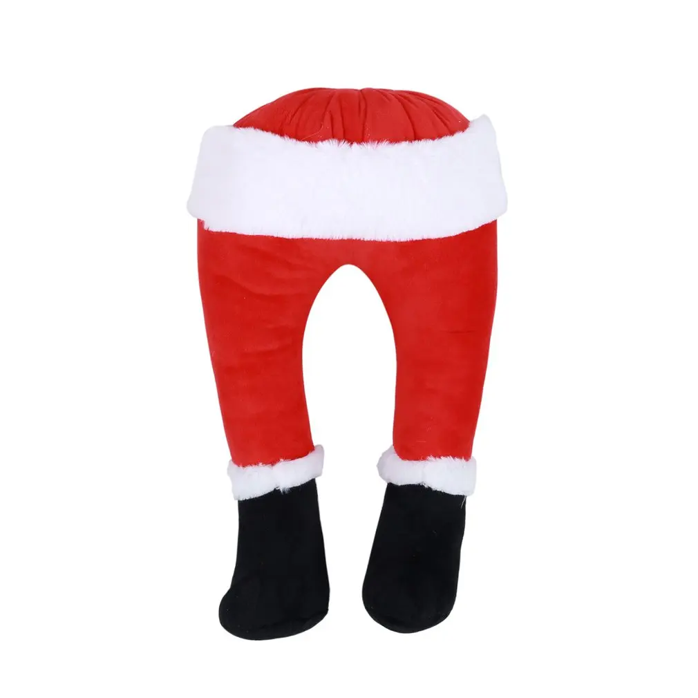 

Santa Claus Legs Christmas Tree Decoration Plush Door Decor Santa Claus Leg Christmas Decor For Home Hanging Ornaments