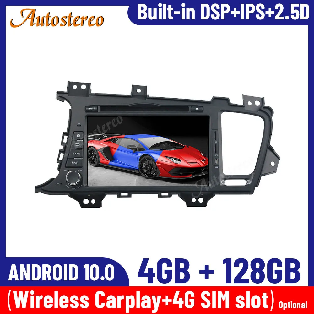 

Автомобильный GPS-навигатор для KIA K5 10,0-128, Android 2010, 4 + 2014 ГГц, мультимедийный плеер, магнитофон, головное устройство, радио, экран IPS, Carplay