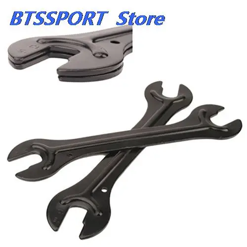 

13/15mm + 14/16mm Cycle Bike Bicycle Steel Bike Cycle Head Open End Axle Hub Cone Wrench Spanner Bicycle Repair Tool