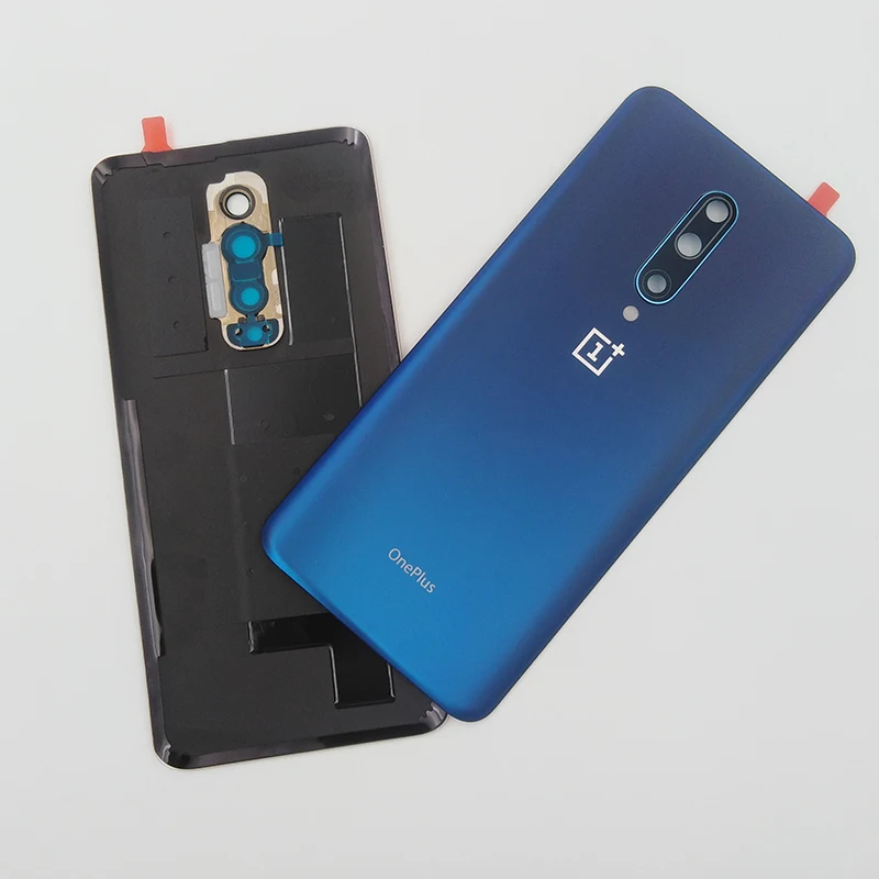 Carcasa trasera de vidrio Original para Oneplus 7 Pro, piezas de repuesto de funda para 1 + 7 Pro One Plus 7Pro y lente de c&aacute;mara-4