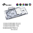Bykski N-MS3090TRIO-X GPU водяной блок для MSI RTX 3080 3090 GAMING X TRIO SUPRIM Графическая карта, VGA Cooler 5V A-RGB12V RGBSYNC