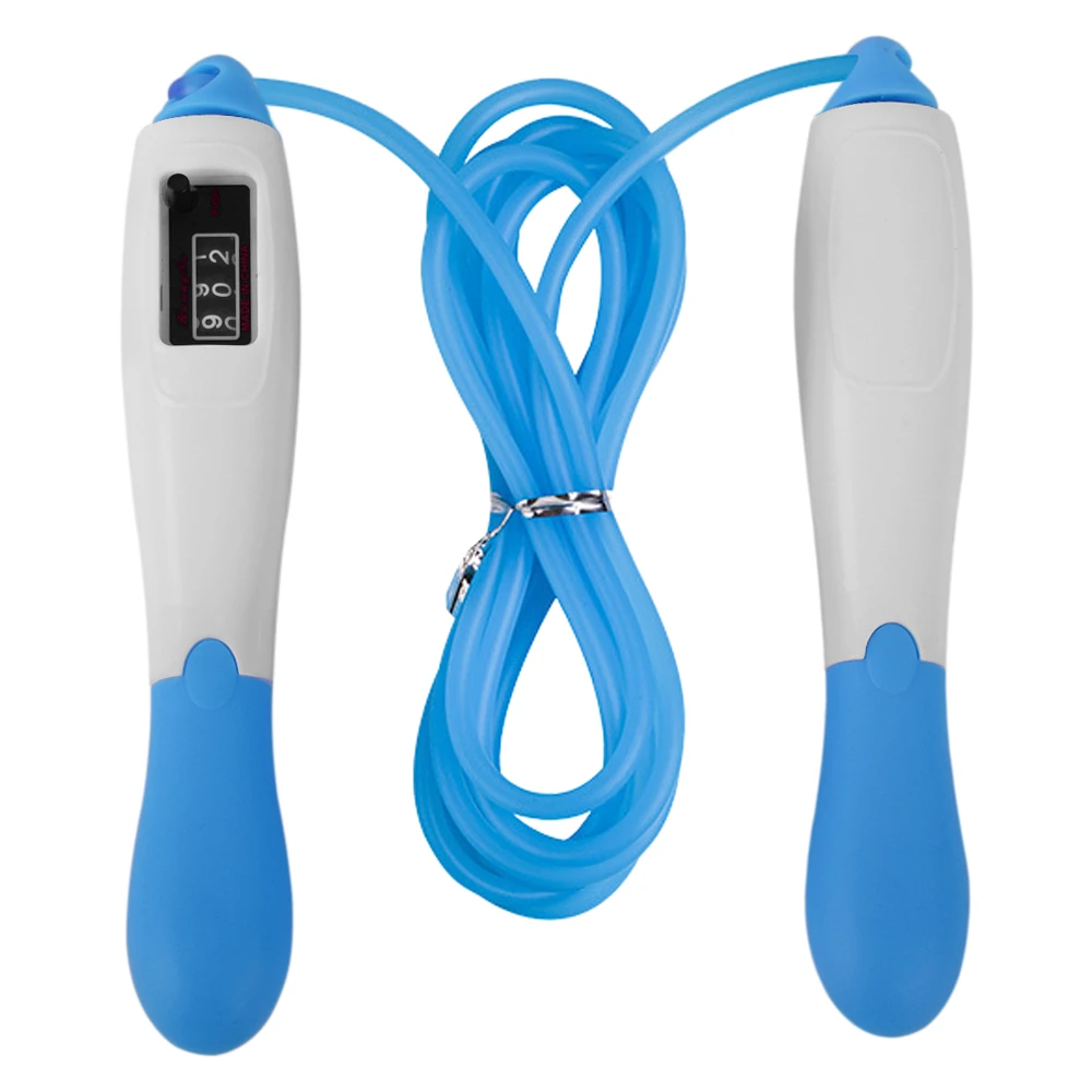 9.8ft Adjustable Jump Rope with Counter Skipping Fast Speed Counting for Home Fitness Training | Спорт и развлечения