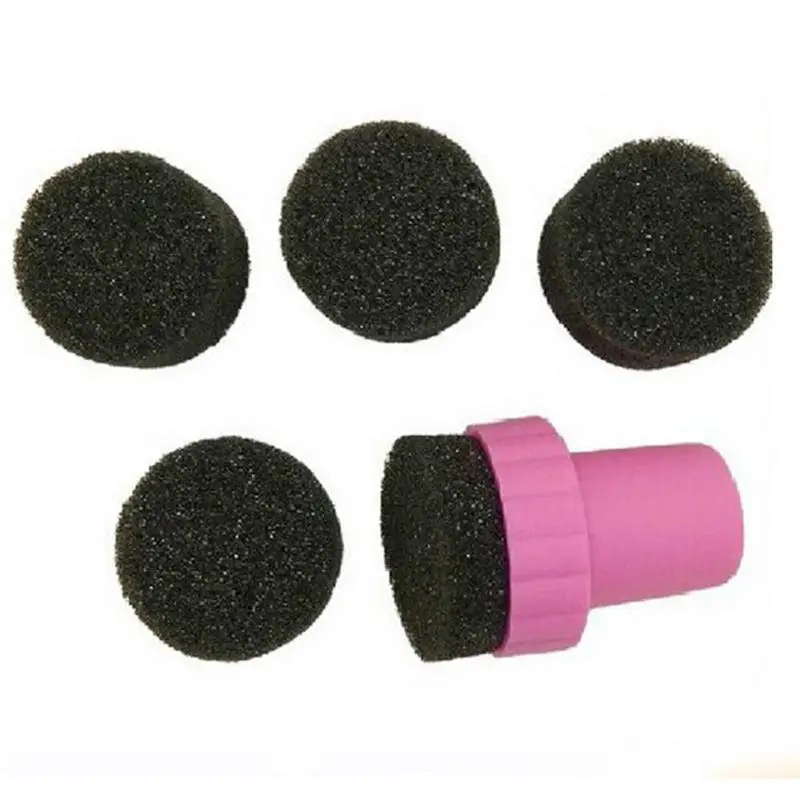 Дизайн ногтей Губка штамп штамповка лак шаблон передачи Советы Маникюр