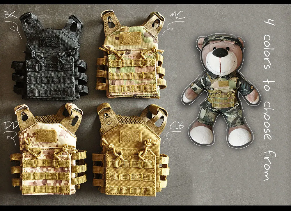 koozie военный Molle мини JPC Тактический Жилет Охотничий Открытый регулируемый пояс журнал орнамент кулон США