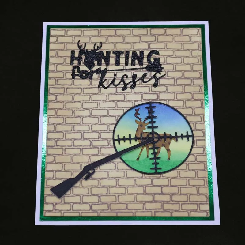 YINISE металлические режущие штампы для трафареты скрапбукинга охоты на оленя