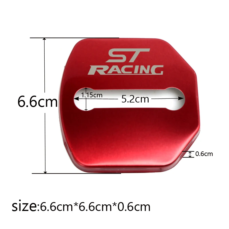 Автомобильный Дверной замок из нержавеющей стали декоративная крышка для Ford Focus 2