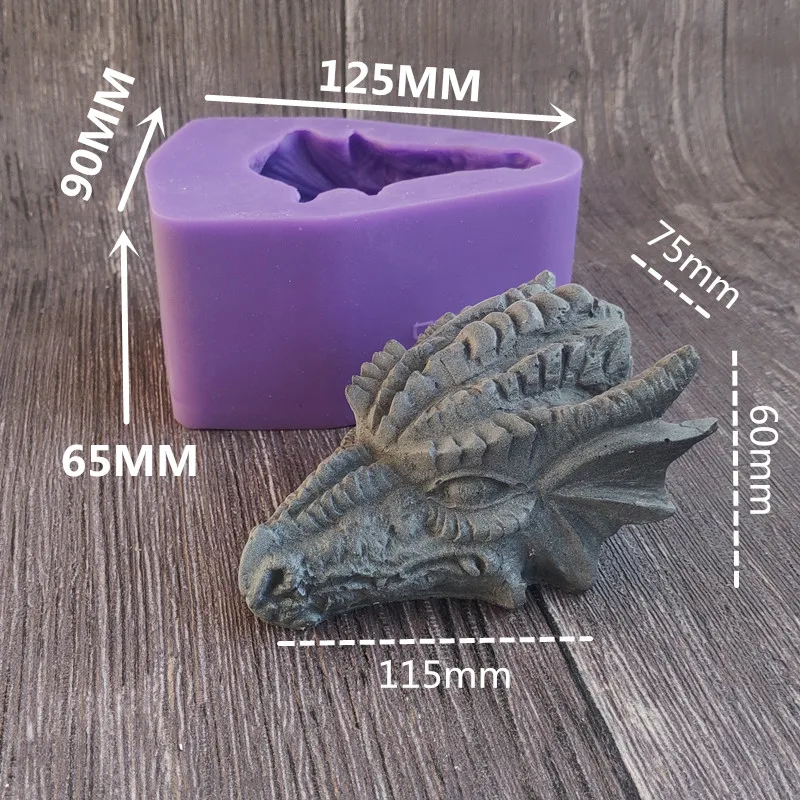 Дракон силиконовая форма 3D стерео кран Силиконовая Форма Смола эпоксидный для мыла прессформа 1591