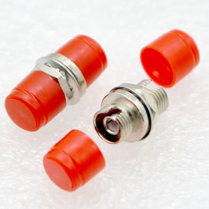 

100PCS New Optical Fiber Adapter Connector FC/PC Small D Circular Integrated Zinc Alloy Flange Wholesale Free Shipping Brazil