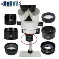 0 5x barlow lens microscope attachment auxiliary objective lens for zoom stereo microscope thread diameter m48x0 75 0 3x 0 75x