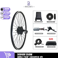 ebike rear motor wheel 36v48v350w rear cassette hub motor mxus motor 16 29inch700c for electric bicycle conversion kit with s900