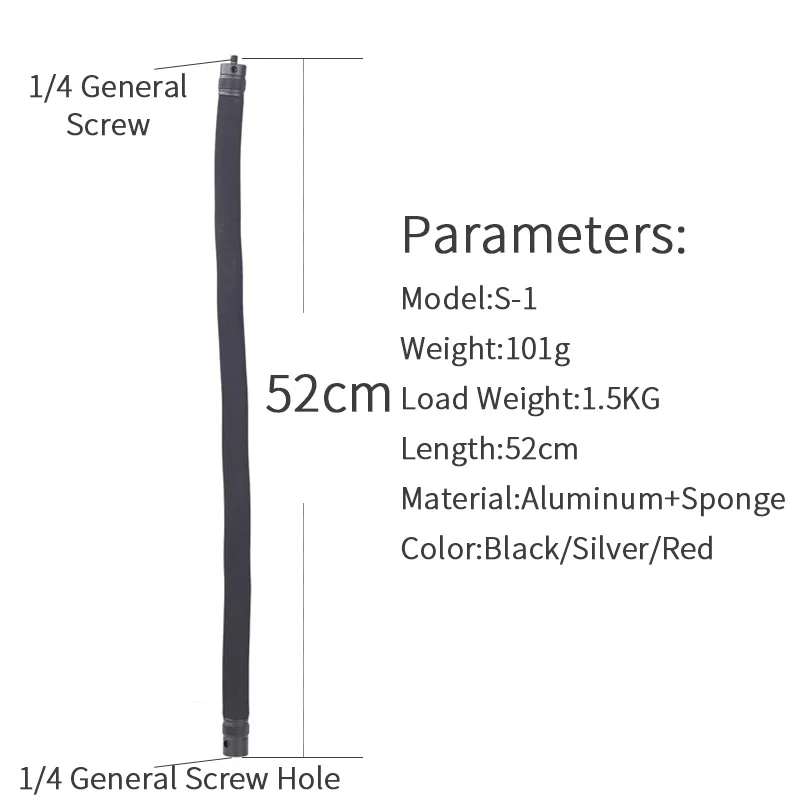 Увеличенный кронштейн XILETU с винтовым отверстием 1/4 для телефонов камер