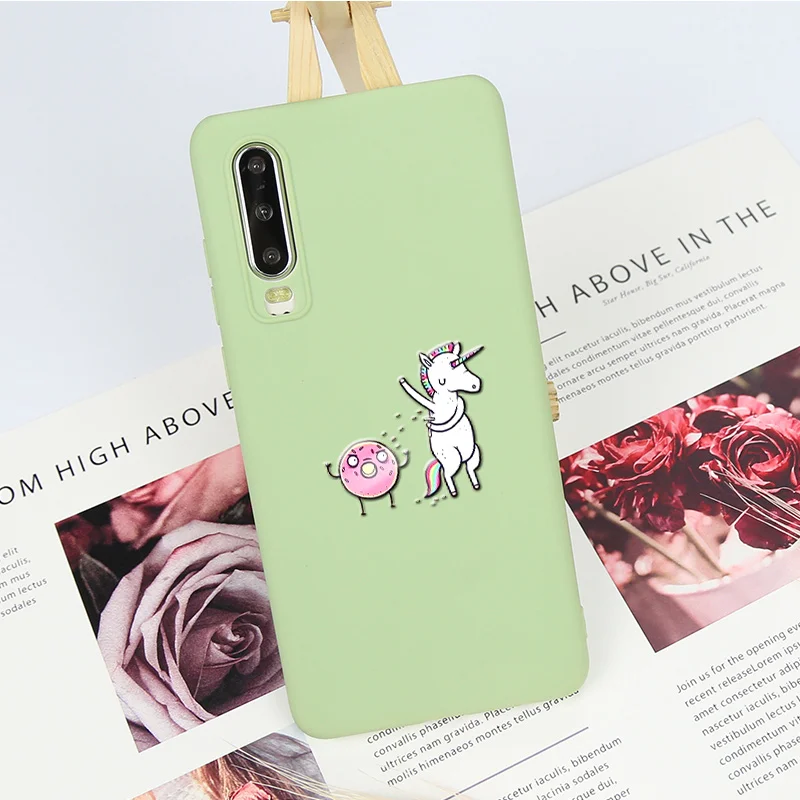 Plain Phone Case For Huawei P9 P10 P20 P30 Lite Pro Back Cover Silicon P Smart/Enjoy 7S Smart 2019 |