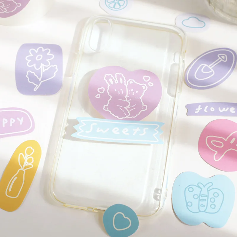 40 шт./упак. милые маленькие городские серии жизни наклейки дневник канцелярские