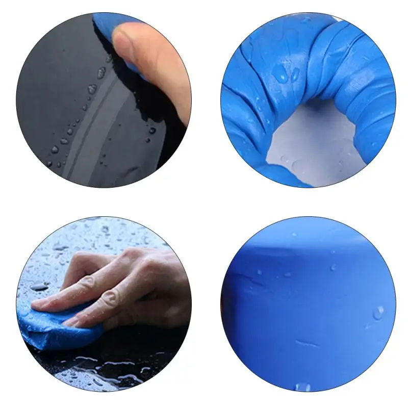 Ручной очиститель автомобиля 100/180 г синий среднего класса глина фильтр для мытья