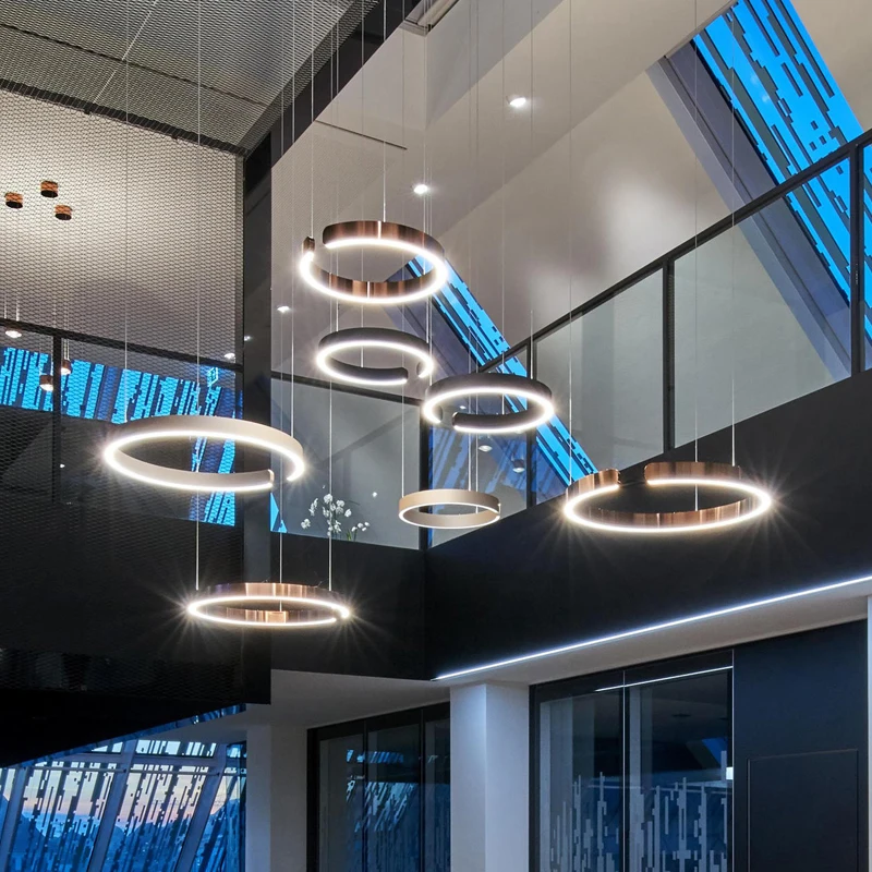 С регулируемой яркостью Выдвижной светодиодный подвесная люстра светильник