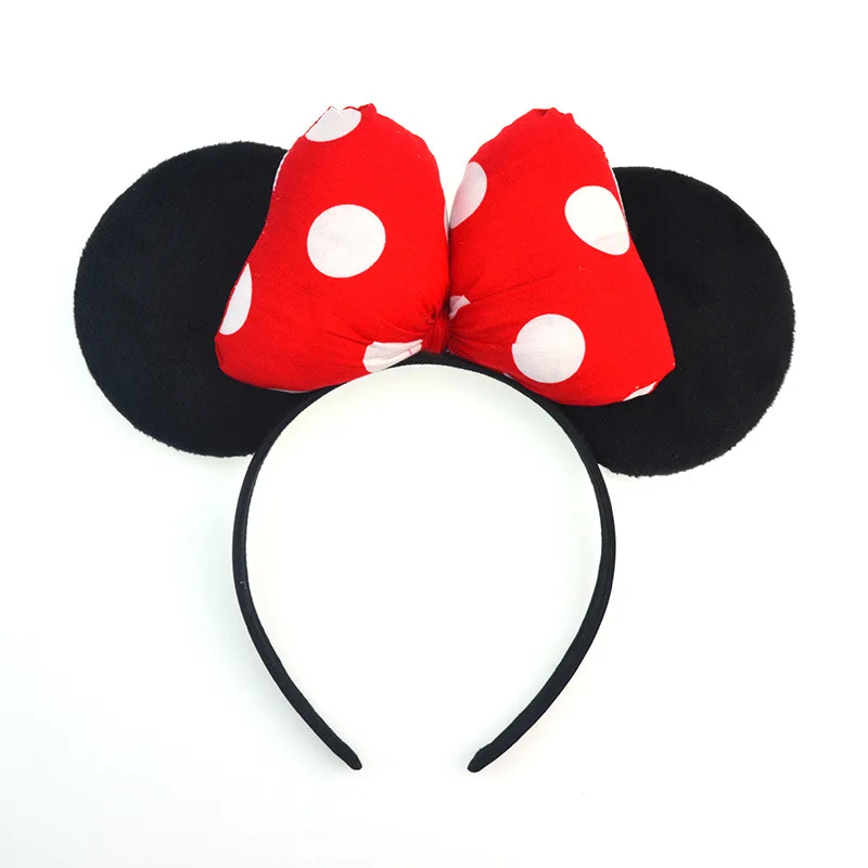 Головной убор с бантом аксессуары для волос уши Минни Маус Микки единорог