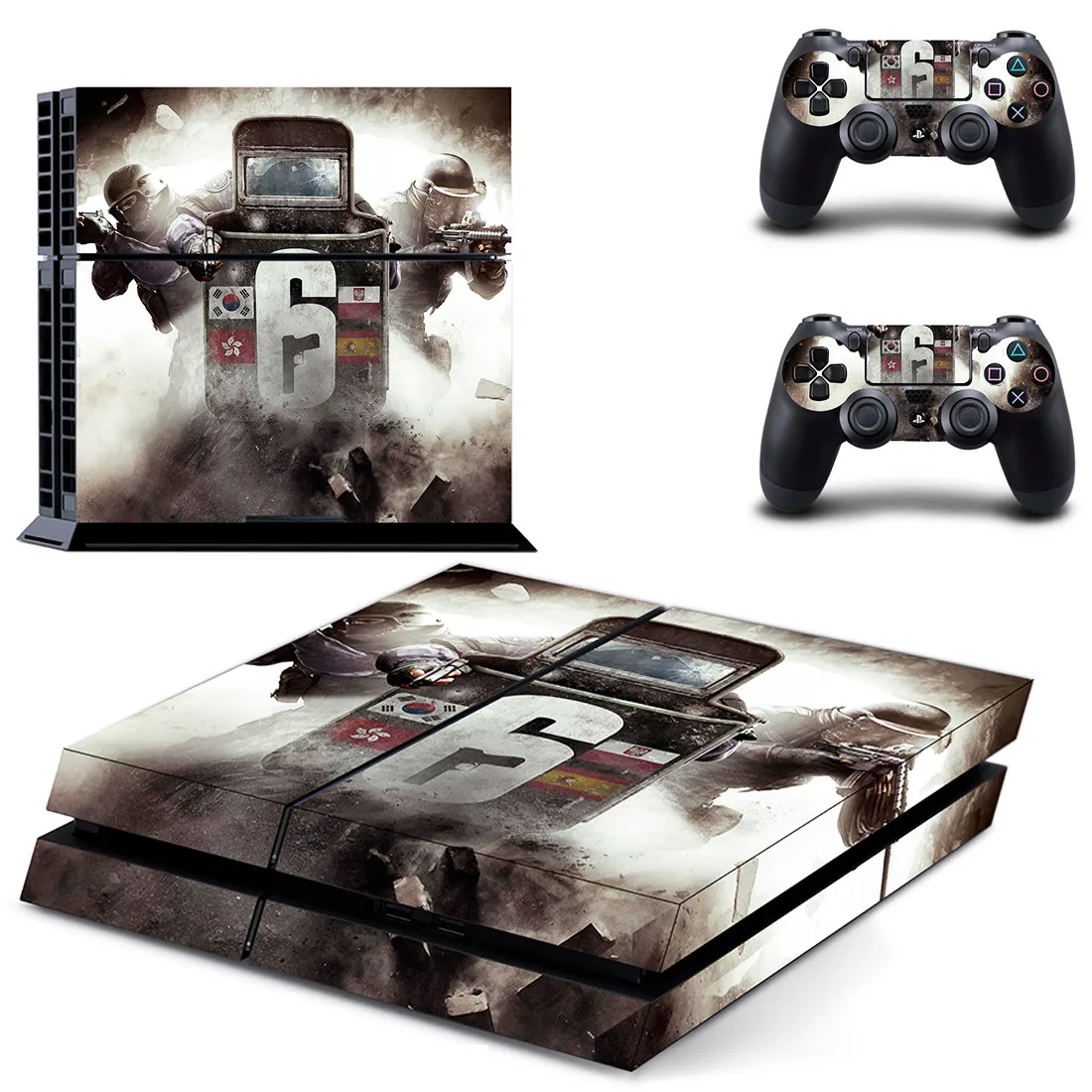 Tom Clancy's Rainbow Six Siege PS4 наклейка s Play station 4 наклейки для кожи наклейки для playstation 4 PS4 консоли и контроллера Skins