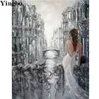 Итальянская Венеция красивая женщина алмазная живопись полная квадратная круглая дрель 5d алмазная вышивка Алмазная мозаика Набор для вышивки крестиком своими руками