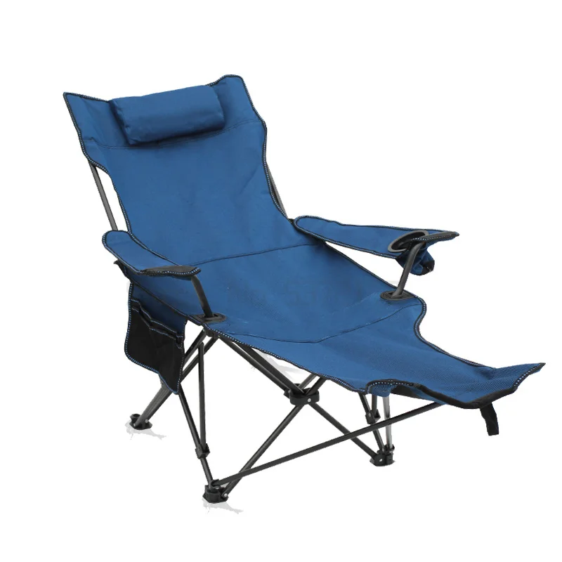 저렴한 야외 접이식 의자 휴대용 등받이 낚시 라운지 의자 점심 시간 침대 캠핑 레저 의자 앉고 누워있는 해변 의자
