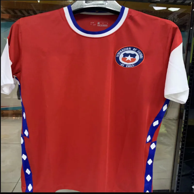 

men Top Quality Training shirt MORA A.VIDAL VALDIVIA ALEXIS Vidal VARGAS MEDEL PULGAR MEDEL CH. ARANGUIZ new 20 21 Chile shirt