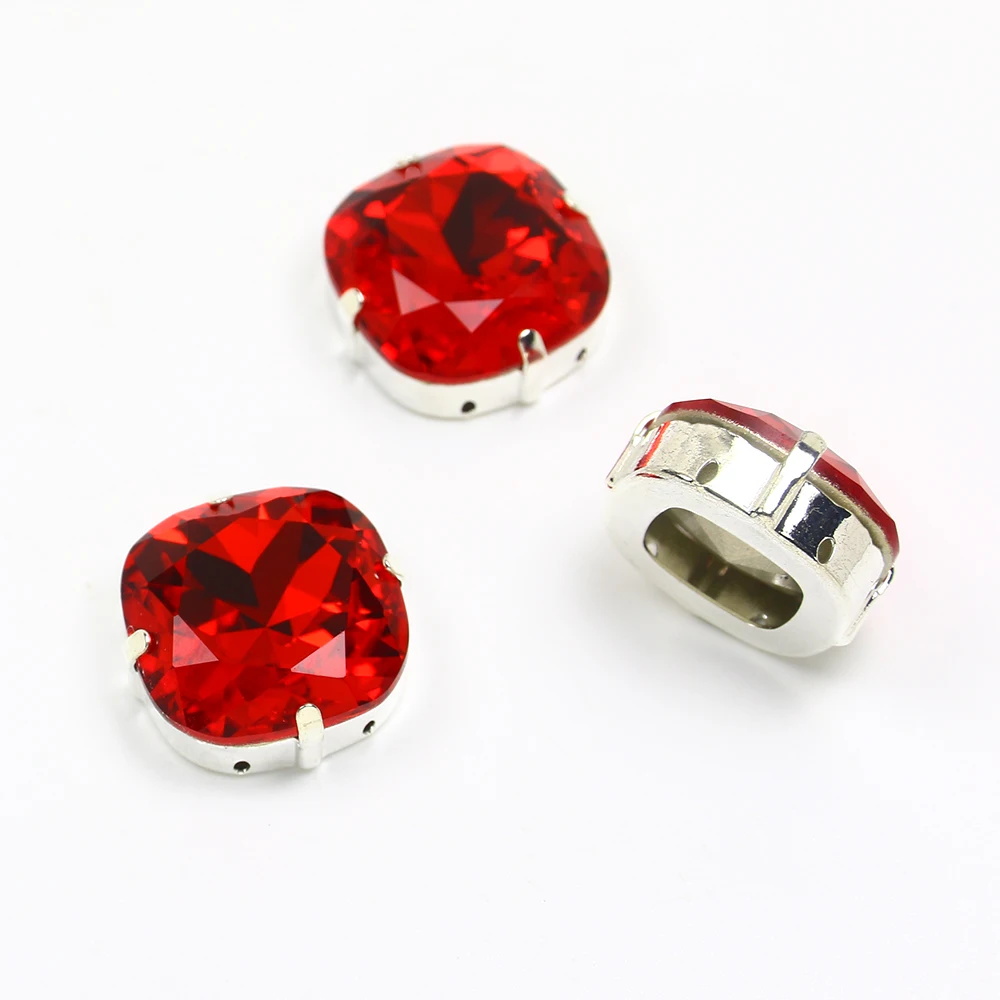 18*18 мм толстые квадратные хрустальные стразы для шитья стекла Необычные