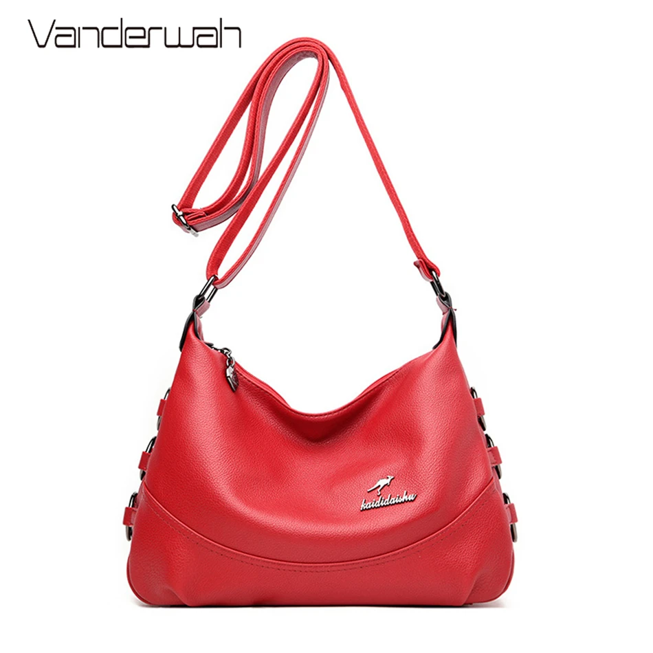 Новые роскошные сумки женские дизайнерские мягкие кожаные через плечо для