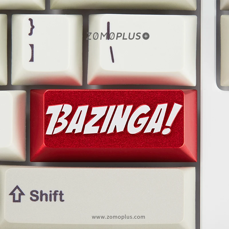 Zomo Bazinga Artisan Keycap CNC Анодированный Алюминиевый совместимый переключатель Cherry MX
