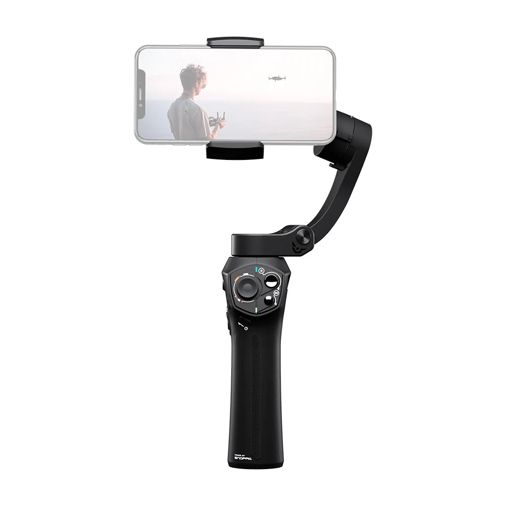 Складной портативный ATOM 3 осевой стабилизатор на шарнирном замке для смартфона