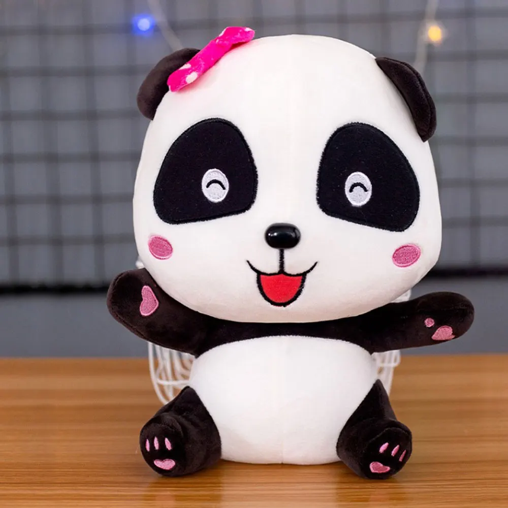 23-50cm Babybus Cartoon for Kids Plush Toys Baby Panda Soft Stuffed Doll Gift | Игрушки и хобби