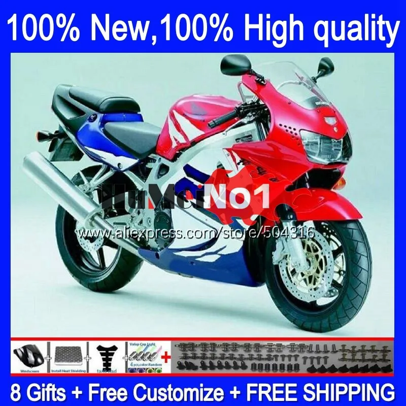 

Body For HONDA CBR900RR CBR919RR 110MC.43 CBR 919RR CBR900 RR red blue hot CBR 919 RR CC 900RR 1998 1999 CBR919 RR 98 99 Fairing