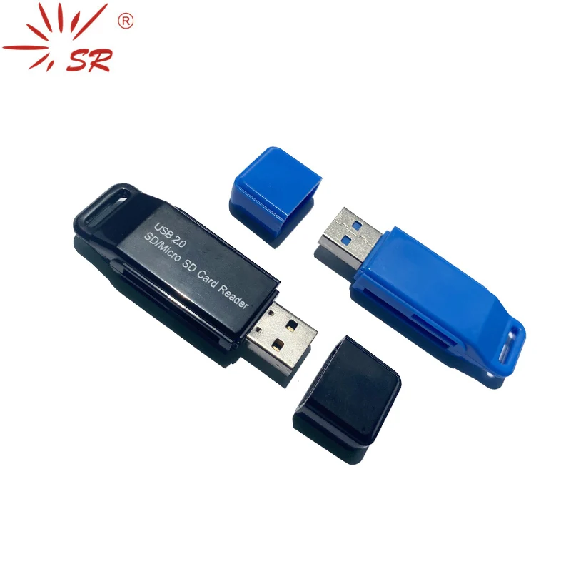 

SR высокоскоростной 4 цвета USB 2,0 кардридер адаптер флэш-накопитель для планшетов ноутбуков Аксессуары Поддержка SD/Micro SD HC/TF 512G