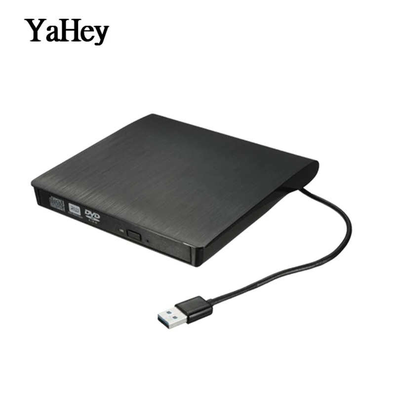 YAHEY USB 2 0 внешний CD/DVD RW привод Оптический DVD записывающее устройство проигрыватель