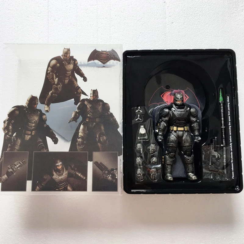 С светодиодный MEZCO рисунок Броня Бэтмен один: 12 Collective BJD Фигурки игрушки куклы