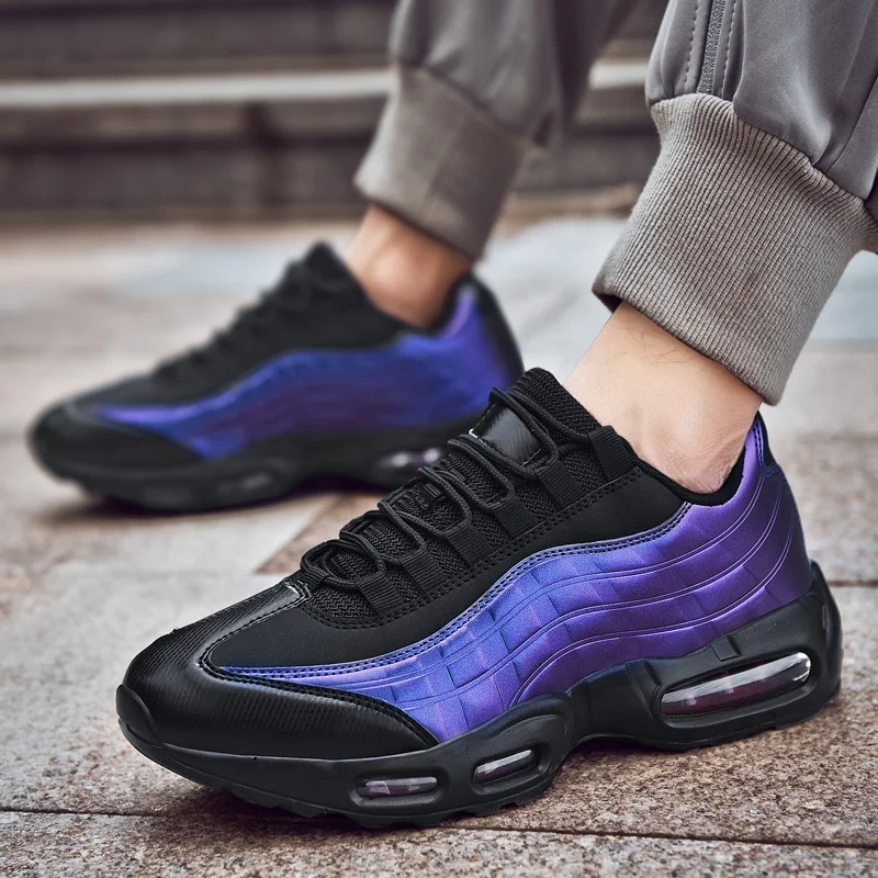 

Air Cushion Men Sneakers Breathable Casual Shoes Men Mesh No-slip Sports Shoes Outdoor Trainer Footwear KITLELER Tenis Masculino
