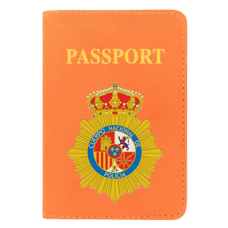 

Классический полиуретановый чехол для паспорта с принтом, кожаный обложка для мужчин и женщин, тонкая визитница для удостоверения личности...