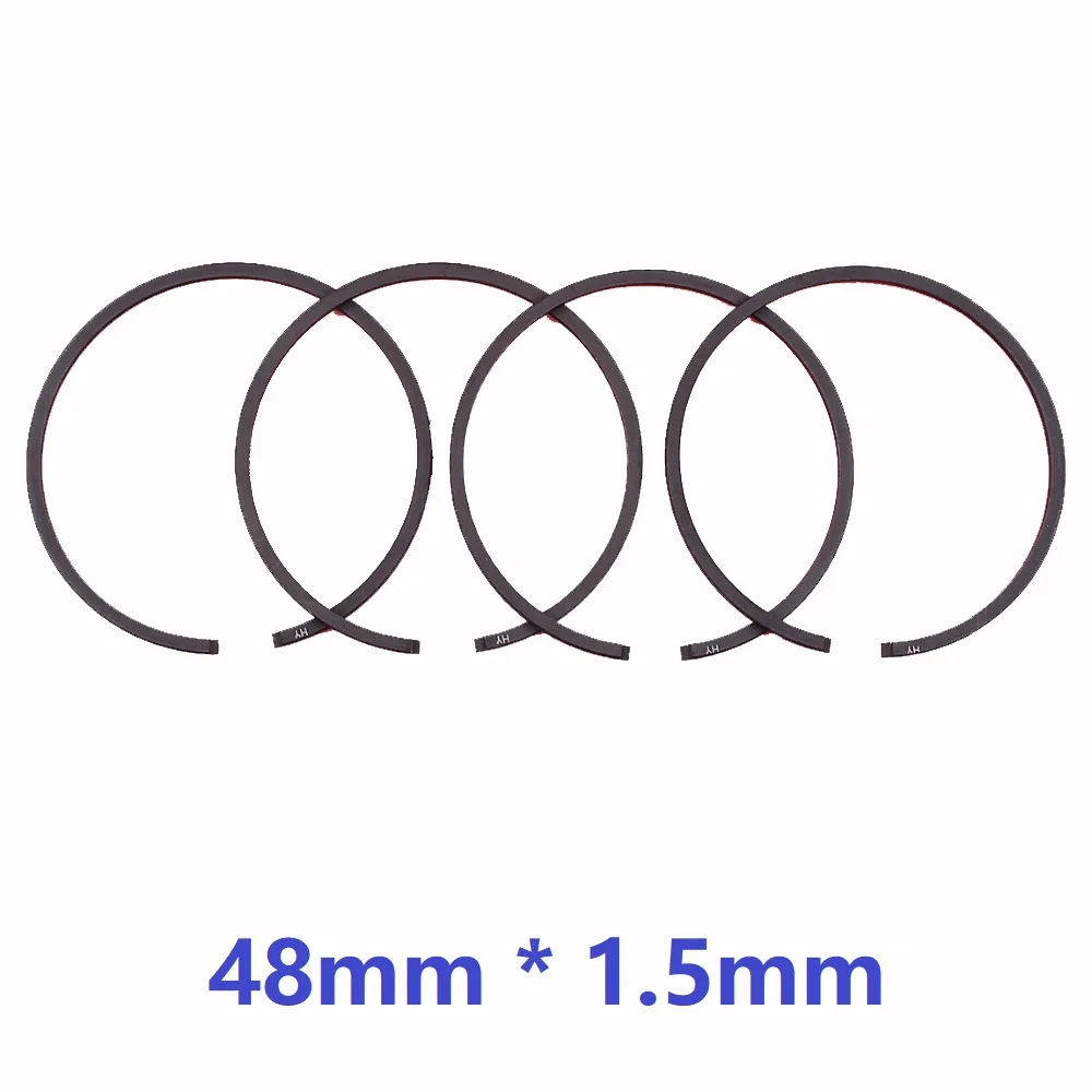 Комплект поршневых колец 4 шт./лот 48 мм x 1 5 для Husqvarna 61 365 261 262 162 165 265 Jonsered 625 630 детали